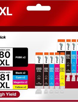 PGI-580XXL CLI-581XXL Druckerpatronen für Canon 580 581 XXL NEU - Lenzkirch