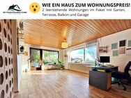 WIE EIN HAUS ZUM WOHNUNGSPREIS! - Zwei Wohnungen im Paket mit Garten, Terrasse, Balkon und Garage - Aichhalden