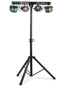 Partybar Lichteffekt mit 2x Derby + 2x PAR LEDs, Karaoke- DJ PA Bühne Party, Neuware im Angebot Festpreis ! - Groß Rohrheim