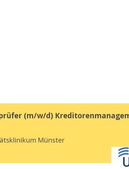 Rechnungsprüfer (gn*) Kreditorenmanagement - Münster
