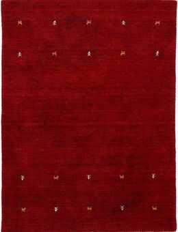 carpetfine Wollteppich Gabbeh Uni, auch als Läufer und Rund erhältlich, rechteckig, Höhe: 15 mm, reine Wolle, handgewebt, Gabbeh Loom Tiermotiv, große Farbauswahl
