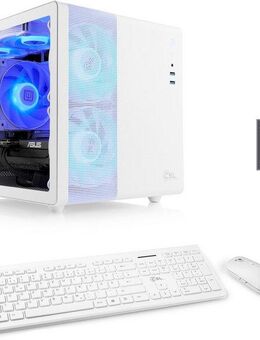 CSL Cube V24183 PC (AMD Ryzen 5 5500, GeForce RTX 4060, 32 GB RAM, 1000 GB SSD, Luftkühlung)
