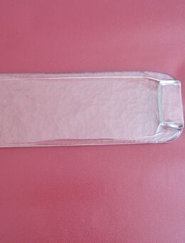 Keksplatte klein aus Glas, der Glasi Hergiswil, Handarbeit - Horgen