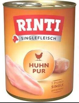 18x Rinti Singlefleisch Huhn Pur 800g Hundefutter - Worms Zentrum