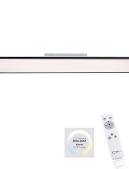 JUST LIGHT LED Deckenleuchte FLAT, Dimmfunktion, Fernbedienung, Infrarot inkl., Memory, nach Trennung vom Netz, LED fest integriert, warmweiß - kaltweiß, dimmbar über Fernbedienung