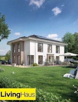 YOUR DREAM! Effiziente Stadtvilla mit viel Platz, Homeoffice inkl. Grundstück - Braunsbedra