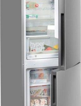 SIEMENS Kühl-/Gefrierkombination KG36EALCA, 186 cm hoch, 60 cm breit, lowFrost, hyperFresh Schubladen, bigBox, LED-Licht, Flaschenregal