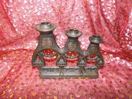 Kerzenständer für 3 Kerzen / Leuchter Matroschka Form / Bronze / UdSSR- Souvenir - Zeuthen