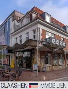 Oberwohnung mit Balkon in der Fußgängerzone - Norden
