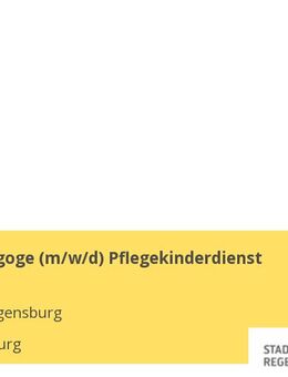 Sozialpädagoge (m/w/d) Pflegekinderdienst - Regensburg