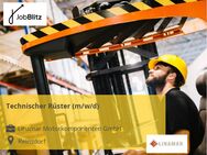 Technischer Rüster (m/w/d) - Reinsdorf (Sachsen)