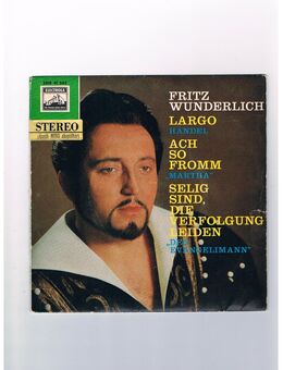 Fritz Wunderlich-Largo-Händel u.a.-Vinyl-SL-EP,50/60er Jahre - Linnich