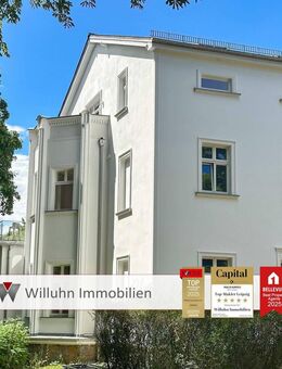 Charmante Denkmalwohnung mit Westbalkon l Aufzug | Tiefgaragenstellplatz optional - Leipzig