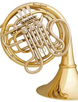Meister Hans Hoyer 6801 GA - L Heritage Doppelhorn, Goldmessing, Neuware - Hagenburg