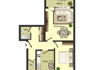 Demnächst frei! 2-Zimmer-Wohnung in Bergkamen Weddinghofen - Bergkamen