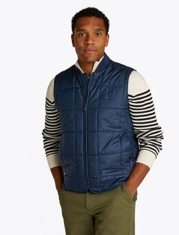 Tommy Hilfiger Steppweste SQUARE QUILTED VEST Mit Rundhalsausschnitt