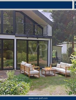 Modernes Design mit Bootssteg - Stylisches Reihenendhaus am kleinen Wannsee - Berlin