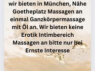 Massage am Sonntag oder auch unter der Woche - München