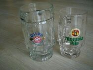 Glas Bierkrug Bierseidel Seidel Bierglas Gilde Brauerei 0,4 Sahm, Moravia Pils 0,25 Rastal je 2,- - Flensburg