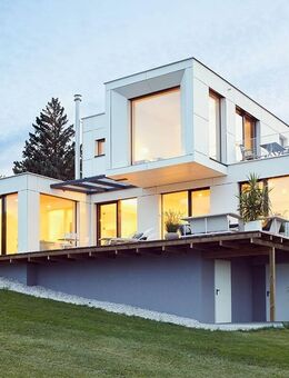 Wann genießen Sie Ihr neues Panorama Haus mit großen Fenstern auf Ihren eigenen Grundstück - Oberasbach