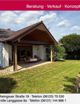Freistehendes Einfamilienhaus mit Terrasse auf großem Grundstück - Saulheim