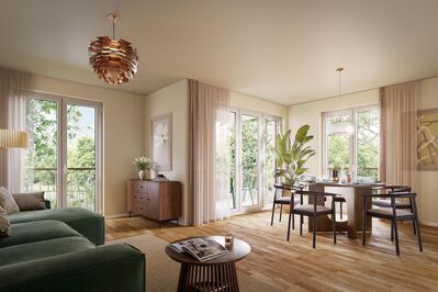 Smarte 2-Zimmer-Dachgeschosswohnung mit Balkon
