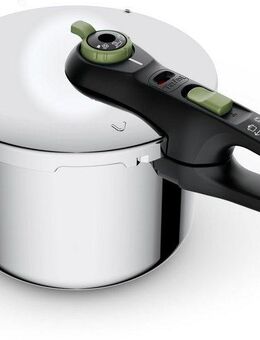 Tefal Schnellkochtopf Secure Trendy, Edelstahl (1-tlg), Dampfkochtopf, Garregler, Sicherheitsvorrichtung, Induktion