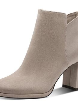 Tamaris Stiefelette, Blockabsatz, Abendschuh, Festtagsschuh in veganer Verarbeitung