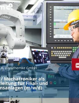 Elektriker / Mechatroniker als Werkstattleitung für Filial- und Produktionsanlagen (m/w/d) - Oberhausen