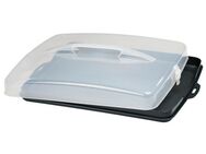 Xavax Kuchentransportbox Blechkuchen Transportbox Kuchenbox/Kuchenbehälter m. Haube, Kunststoff, (2-tlg), Partybutler - eckig, 43x6x35cm