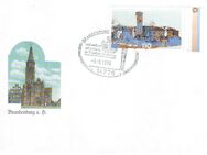 BRD: 09.05.1998, "8. Landesverbandstag, Brandenburg an der Havel", Ganzstück (Umschlag), Dom und Ritterakademie, Sonderstempel - Brandenburg (Havel)