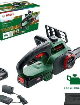 Bosch Home & Garden Akku-Kettensäge UniversalChain 18, 20 cm Schwertlänge, mit Akku und Ladegerät
