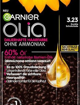 GARNIER Coloration Garnier Olia dauerhafte Haarfarbe, Packung, 3-tlg., mit pflegender Formel