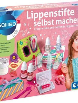 Clementoni® Experimentierkasten Galileo, Lippenstifte selbst machen, Made in Europe
