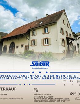 Gepflegtes Bauernhaus in Egringen bietet massig Platz und noch mehr Möglichkeiten - Efringen-Kirchen