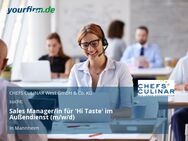 Sales Manager/in für 'Hi Taste' im Außendienst (m/w/d) - Mannheim