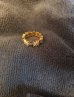 Ring 750 Gelbgold Diamanten und Saphire Gr.57 - Trier