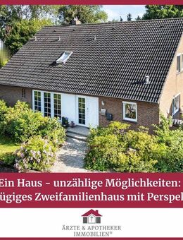 Ein Haus - unzählige Möglichkeiten: Großzügiges Zweifamilienhaus mit Perspektiven - Ratekau