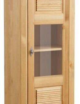 Home affaire Vitrine Rauna Vitrinenschrank, Stauraumchrank Höhe 180 cm, aus massiver Kiefer, FSC®-zertifiziert