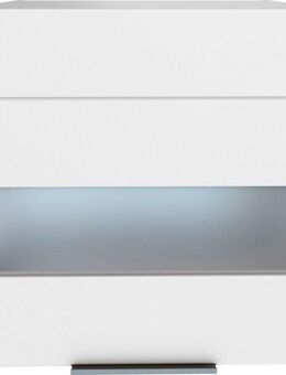 KOCHSTATION Hängeschrank KS-Luhe 60 cm breit, hochwertige MDF-Fronten mit Glaseinsatz