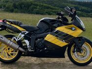 Motorrad BMW K1200S mit AC-Schnitzer-SB-Lenker, Sportkoffer, ESA etc. - Hümmel