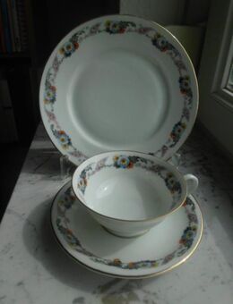 Fürstenberg Porzellan Sammeltasse Gedeck 3 tlg. Blumen Vintage 12,- - Flensburg