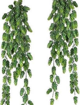 Kunstranke Hopfenhänger Blatthänger, Creativ green, Höhe 75 cm