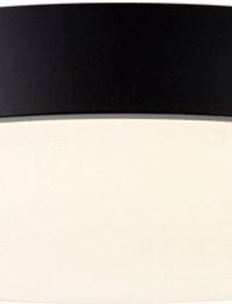 BreLight LED Wandleuchte Slimline, CCT - über Fernbedienung, Dimmfunktion, Nachtlichtfunktion, Timerfunktion, LED fest integriert, warmweiß - kaltweiß, D 50 cm, 3800 lm, 3000-6500 K, CCT, dimmbar, Metall, schwarz/weiß