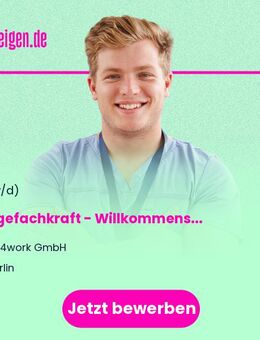Pflegefachkraft (m/w/d) - Willkommensbonus von 1500,- € - Berlin