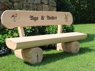 Gartenbank aus Lärche. Holzbank. Hochzeitsgeschenk. Rentners Geschenk. - Steyerberg