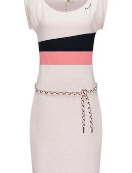 Ragwear Sommerkleid Taraya Organic Damen Kleid mit Bindeband und Eingrifftaschen