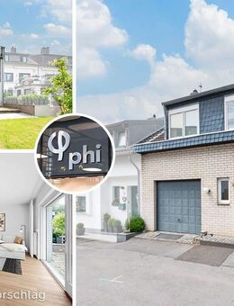 PHI AACHEN - Idyllisch gelegenes Reihenhaus mit Garage und Blick ins Grüne in Stolberg-Büsbach! - Stolberg (Rheinland, Kupferstadt)
