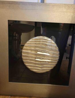 Creativ home - handgefertigten Reliefbild im silbernen Rahmen - Beerfelden