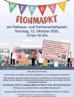 FLOHMARKT - TRÖDELMARKT am 12.Oktober 2025 von 10 bis 16 Uhr in Heroldsberg - Heroldsberg